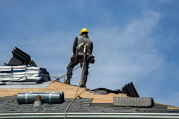 Professional Metal Roofing technician working in Colonia, NJ
